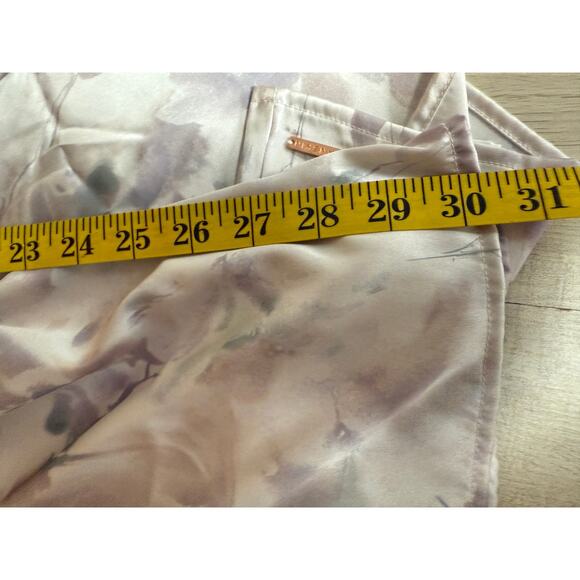 Danskin Women's Floral Satin Pajamas Set Size L - Picture 10 of 12